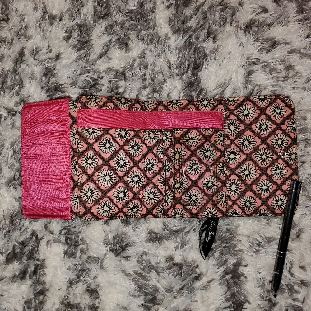 Vera Bradley Mocha Rouge Wallet